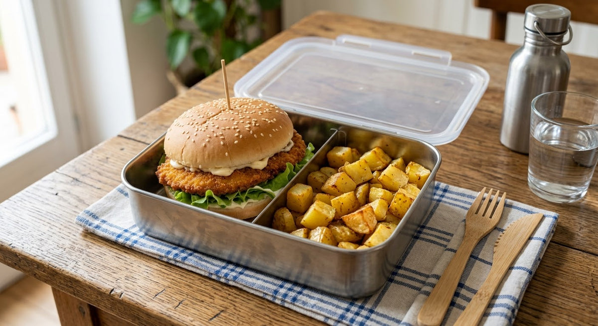 Panino con cotoletta e patate
