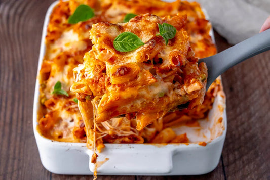 Pasta al forno con ragù di manzo