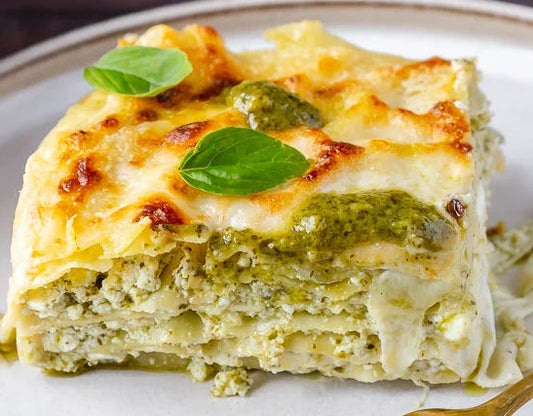 Lasagna pesto e ricotta